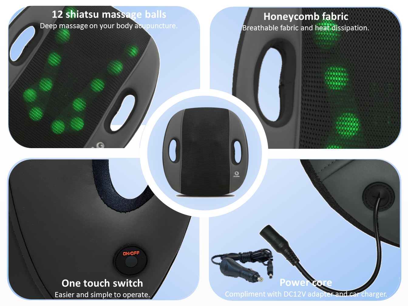 Ogawa iRelieve Portable Massage Cushion