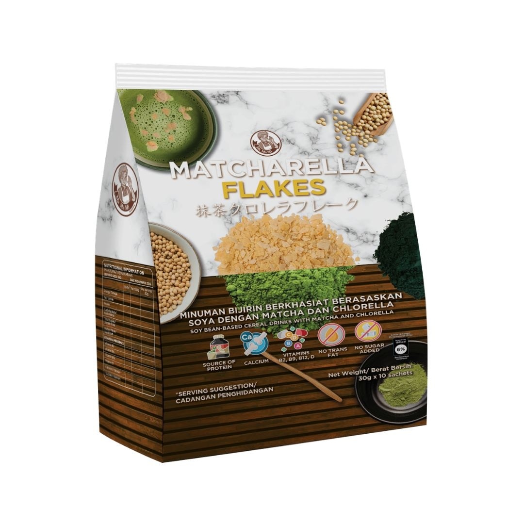 Mamami Matcharella Flakes (30g x 10)