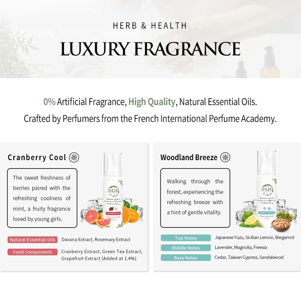 Feminine Intimate Fresh Cleansing Soothing Spray PLUS (Woodland Breeze) 30ML