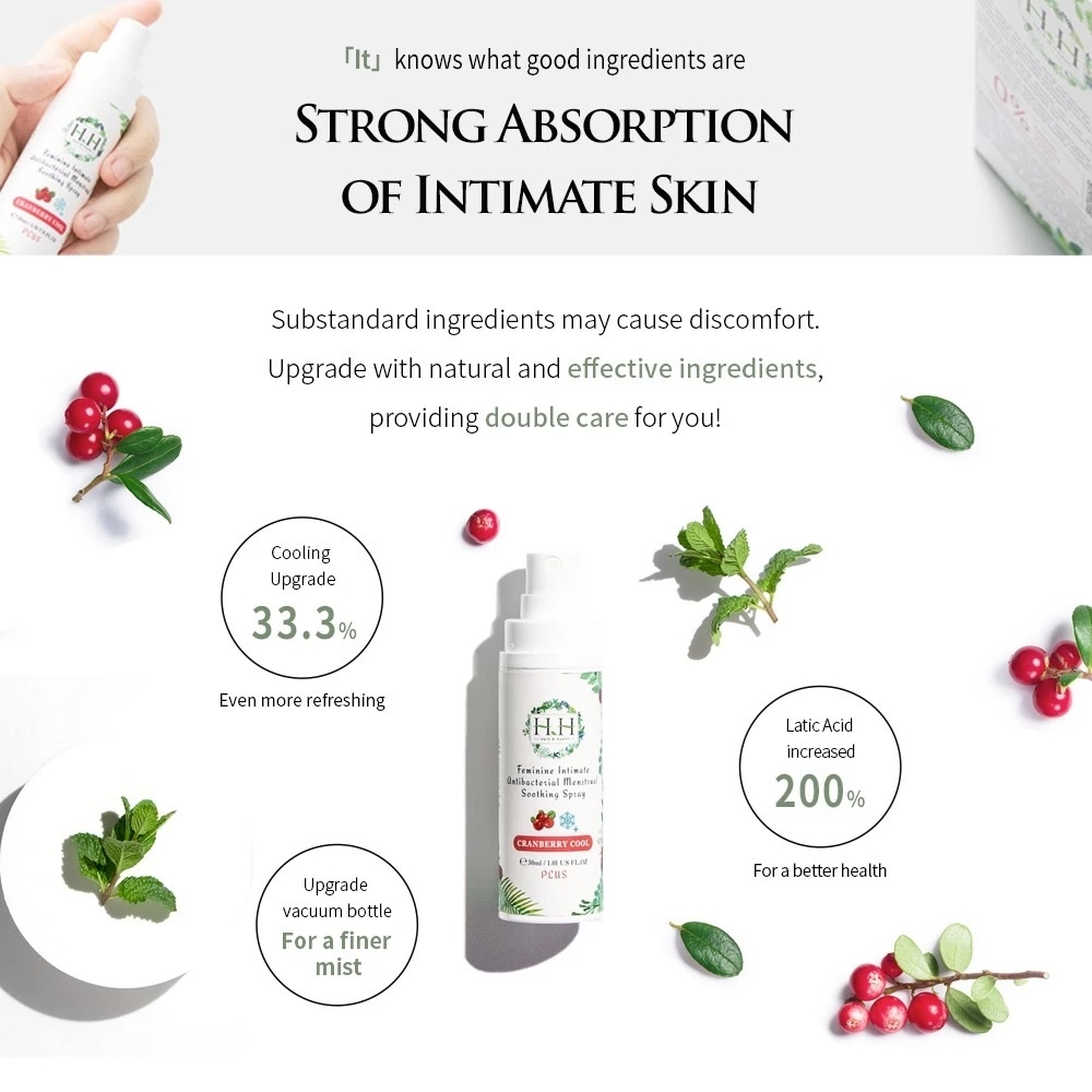 Feminine Intimate Fresh Cleansing Soothing Spray PLUS (Woodland Breeze) 30ML