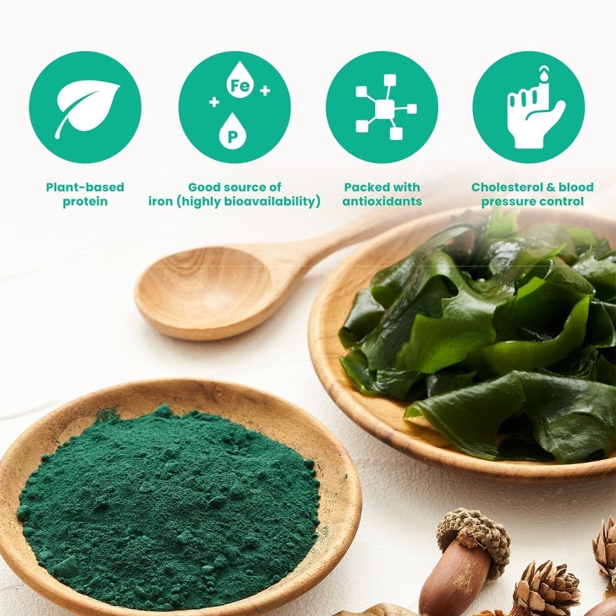 Organic Spirulina Powder 185g