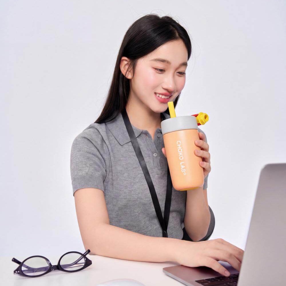 Chako Lab Insulated Split Cup (SUS316) Orange image