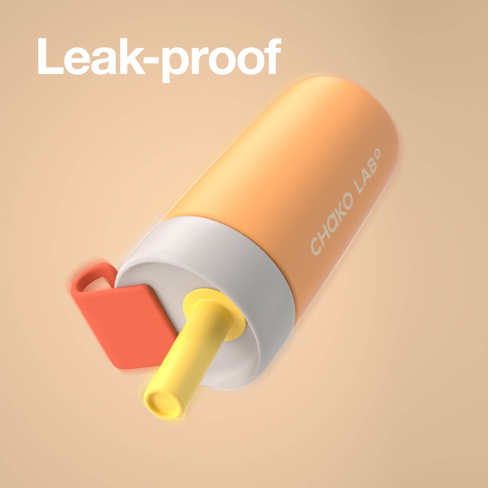 Chako Lab Insulated Split Cup (SUS316) Orange image