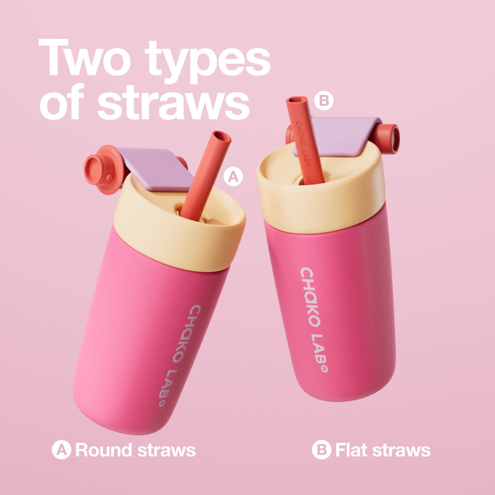 Chako Lab Insulated Split Cup (SUS316) Pink image