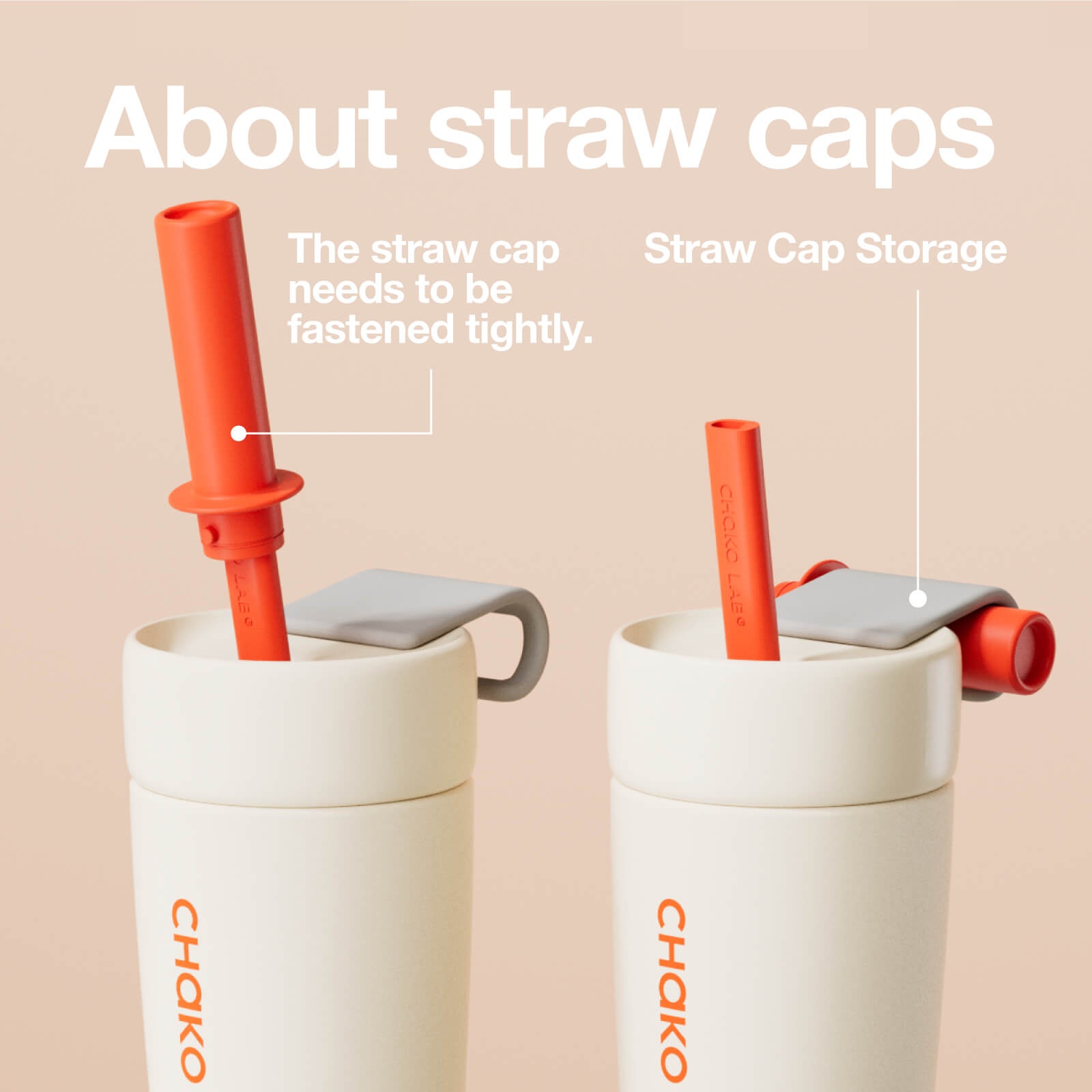 Chako Lab Insulated Split Cup (SUS316) White image