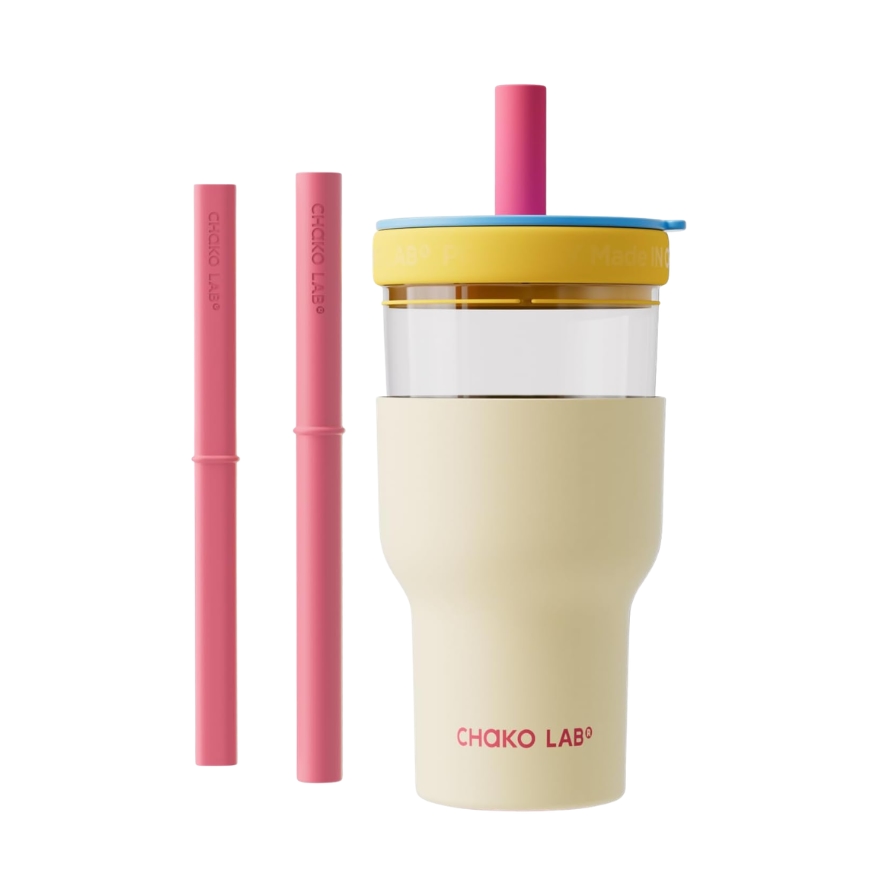 Chako Lab Pang Pang Cup Double Layer (SUS316) - Yellow Blue