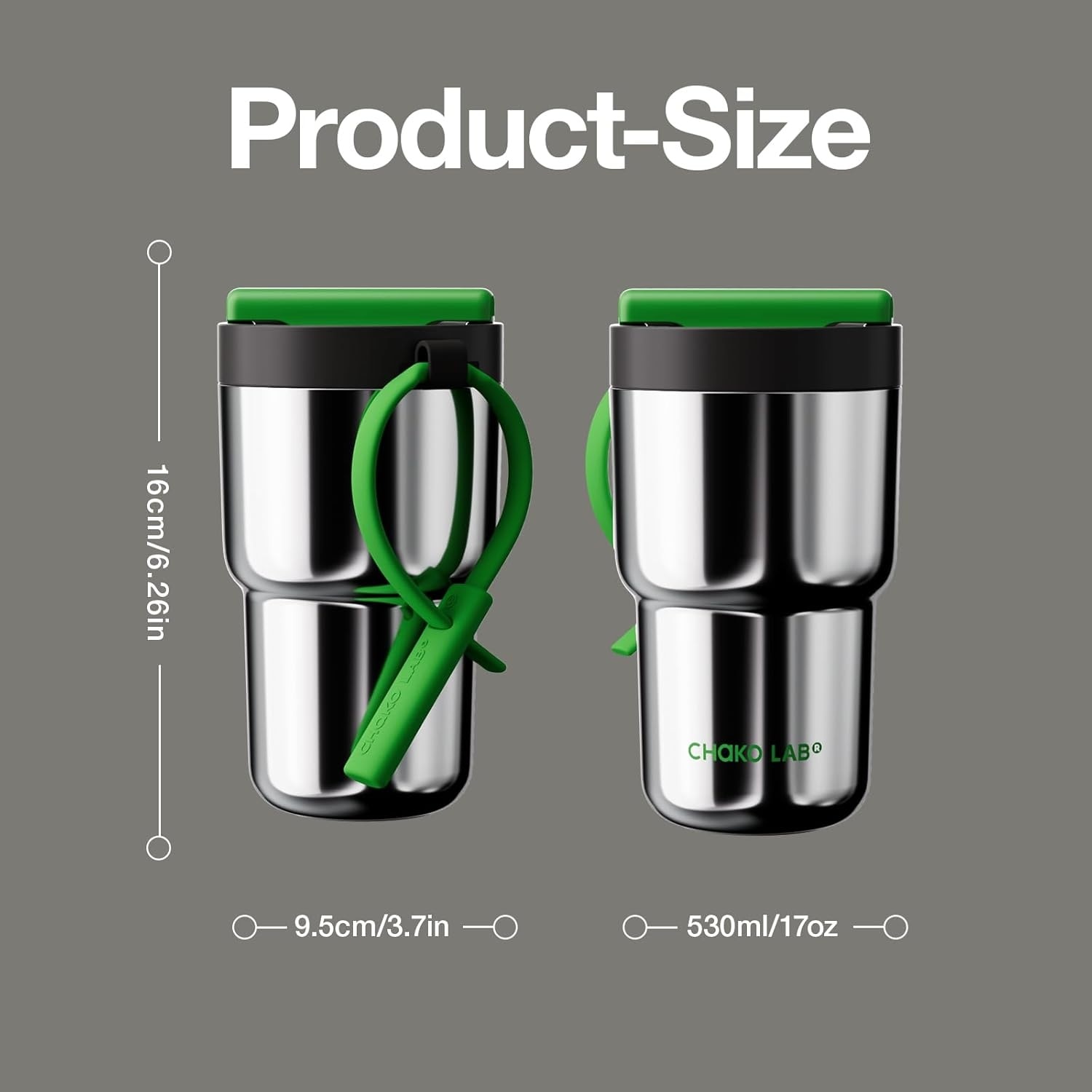Chako Lab Rotation Cup (Ceramic) - Black Green