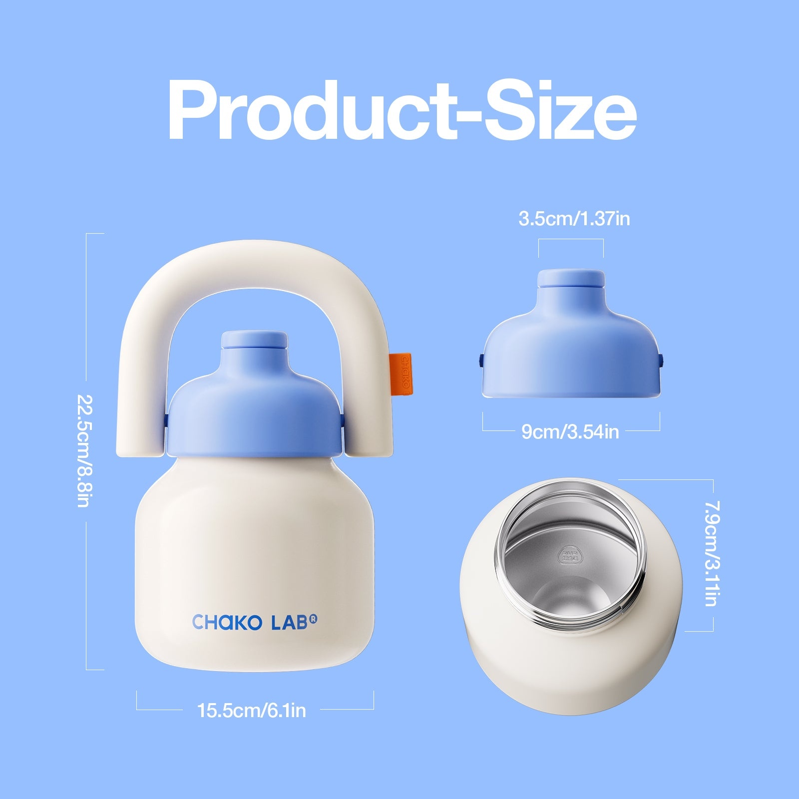 Lin Lin Bottle (SUS316) - Blue