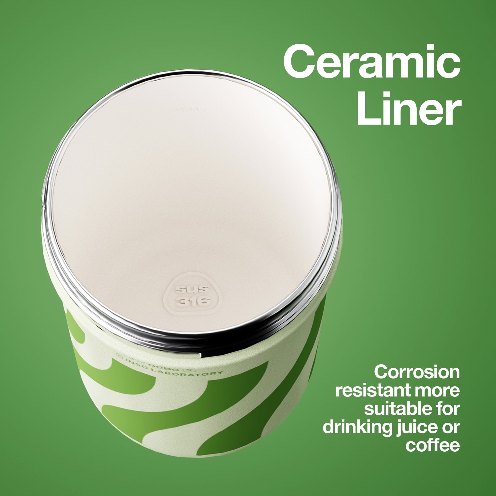 Chako Lab Bobo Cup (Ceramic) - Green