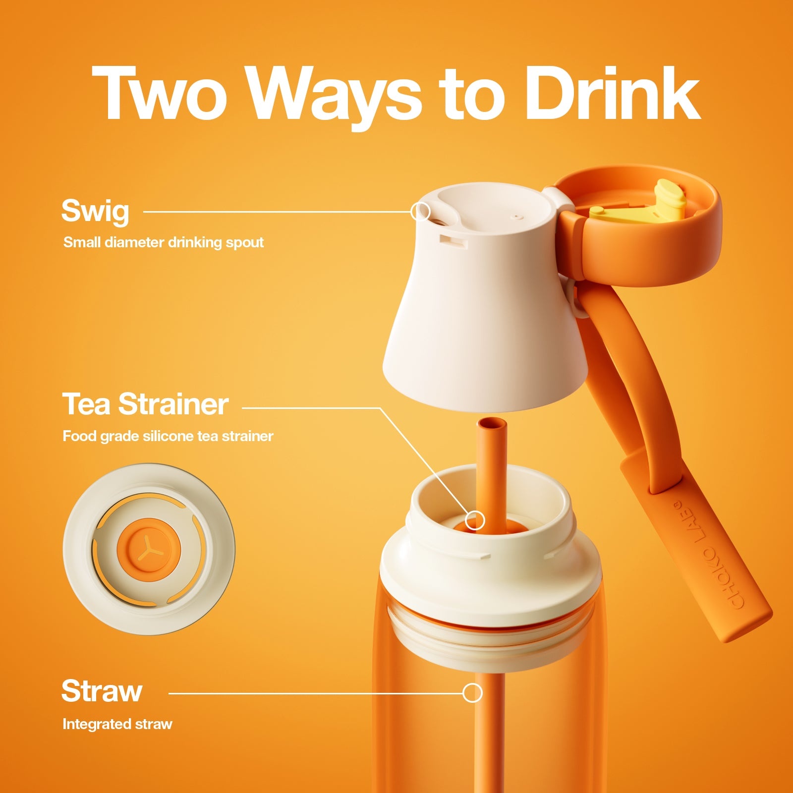 Chako Lab Milk Pod (SUS316) - Orange