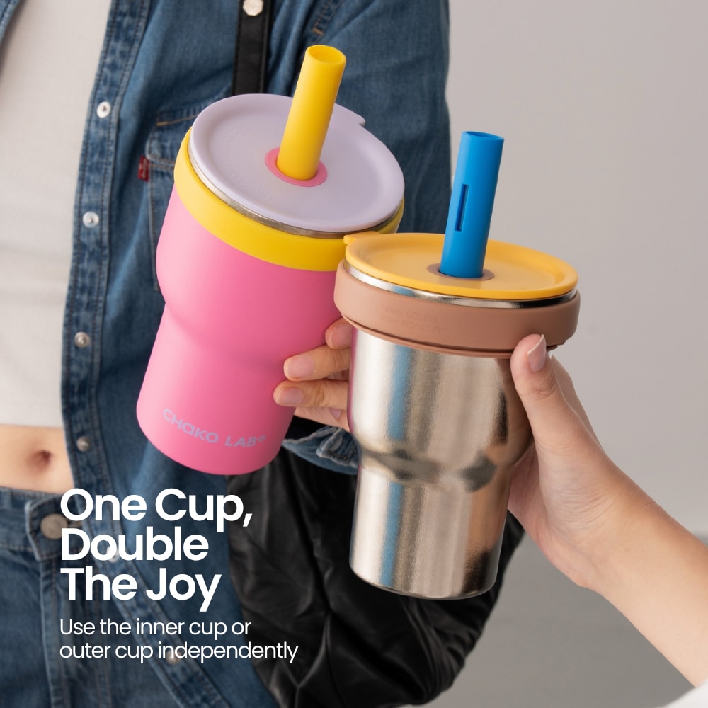 Chako Lab Pang Pang Cup (Titanium) - Peachy Pink