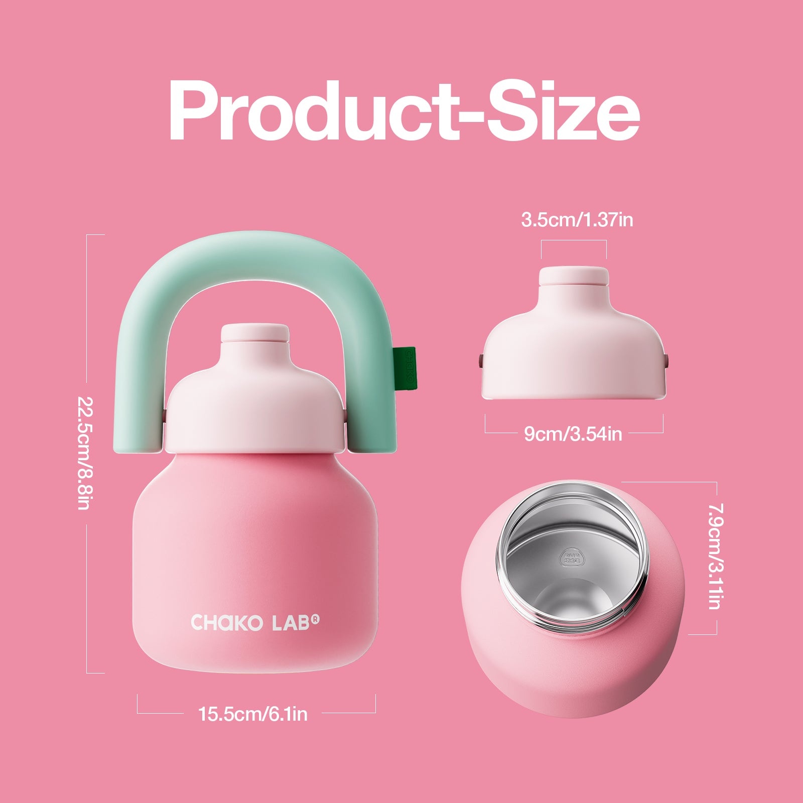 Lin Lin Bottle (SUS316) - Tiffany Blue