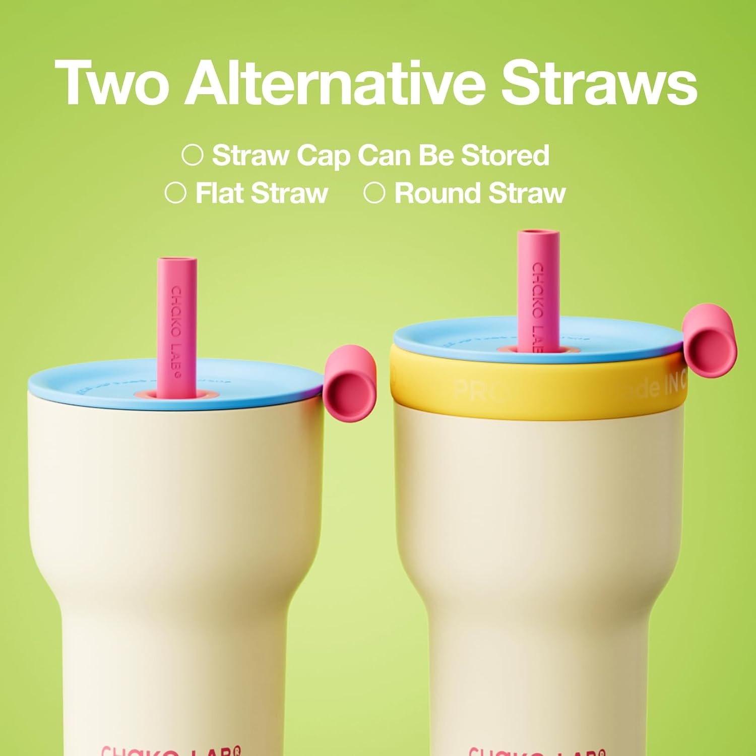 Chako Lab Pang Pang Cup Double Layer (SUS316) - Yellow Blue