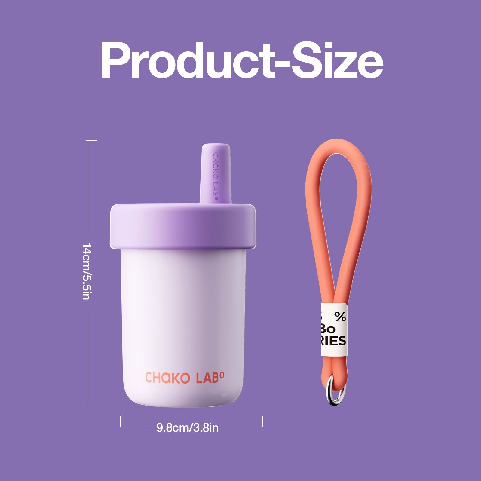 Chako Lab Bobo Cup (SUS316) - Purple