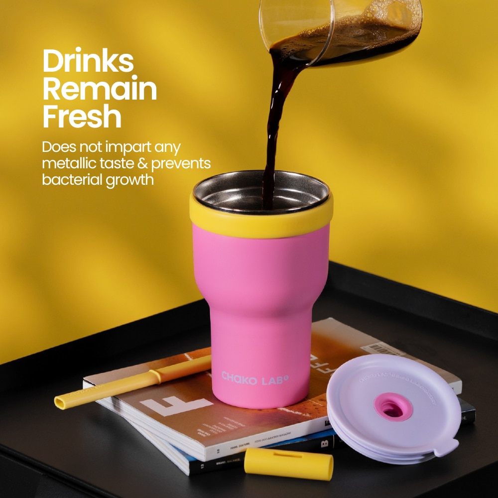 Chako Lab Pang Pang Cup (Titanium) - Peachy Pink