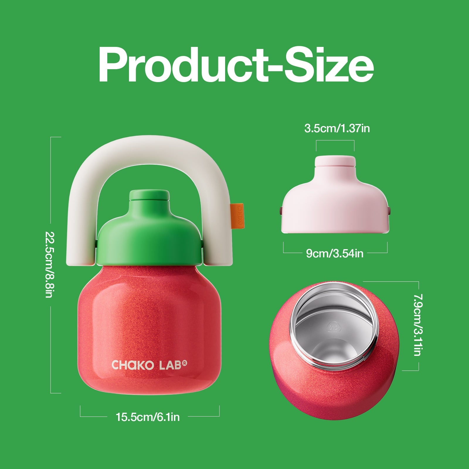 Chako Lab Special Edition (SUS316) - Lin Lin Bottle Red