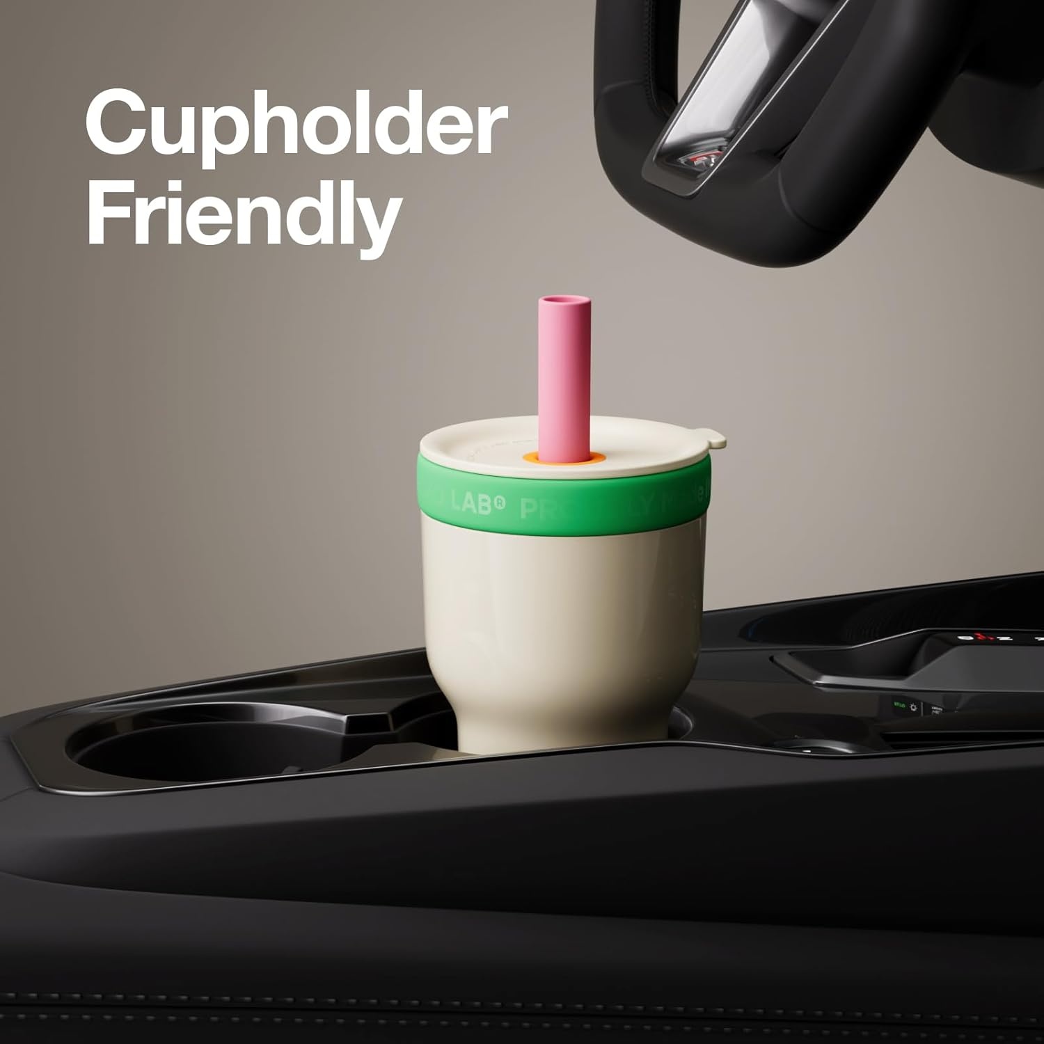 Chako Lab Pang Pang Cup Double Layer (SUS316) - White Green