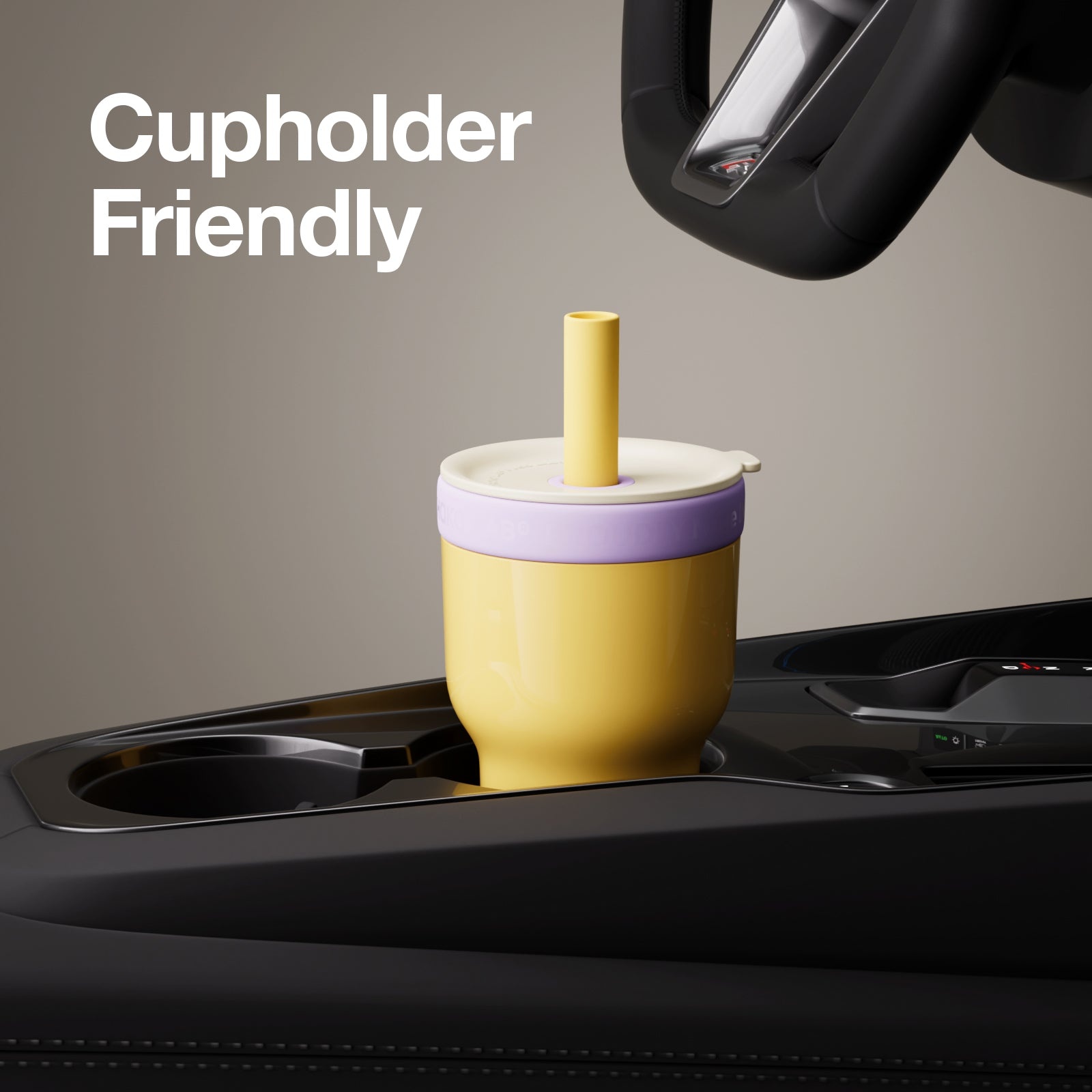 Chako Lab Pang Pang Cup Double Layer (SUS316) Yellow Purple image