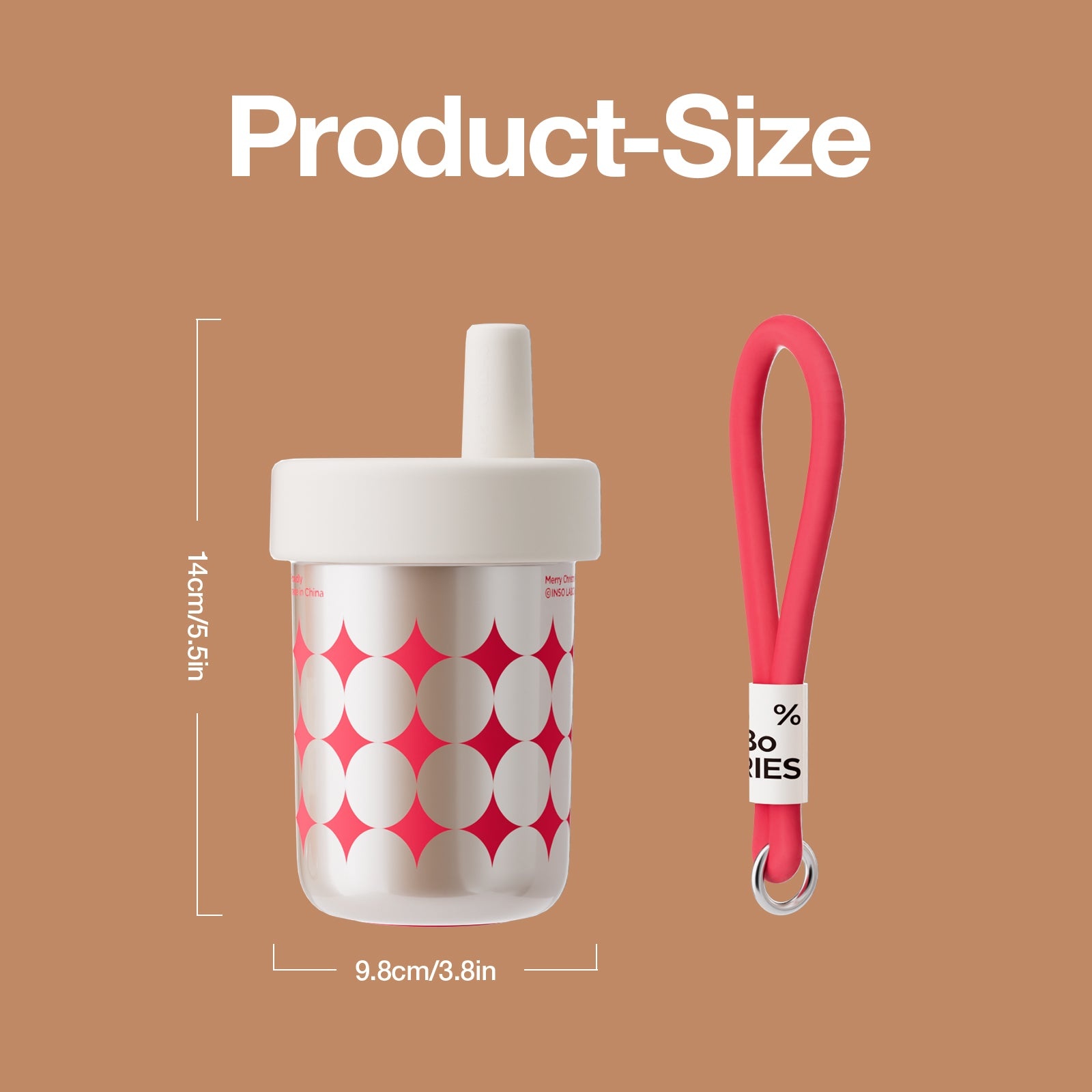 Chako Lab Special Edition (SUS316) - Bobo Cup Red
