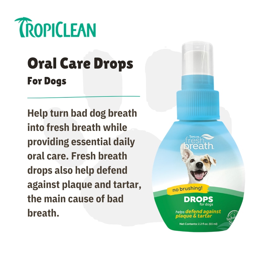 Fresh Breath Drops For Dogs