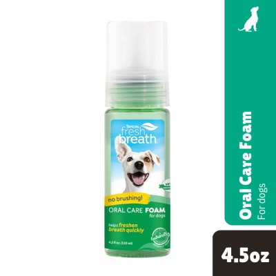 TROPICLEAN - Fresh Breath Oral Care Foam For Dogs