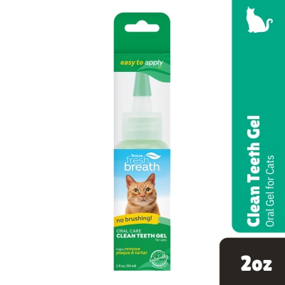 TROPICLEAN - Fresh Breath Oral Care Clean Teeth Gel for Cats