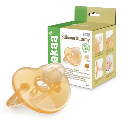 HAAKAA Haakaa Silicone Dummy Apricot ( 3 Months+ )