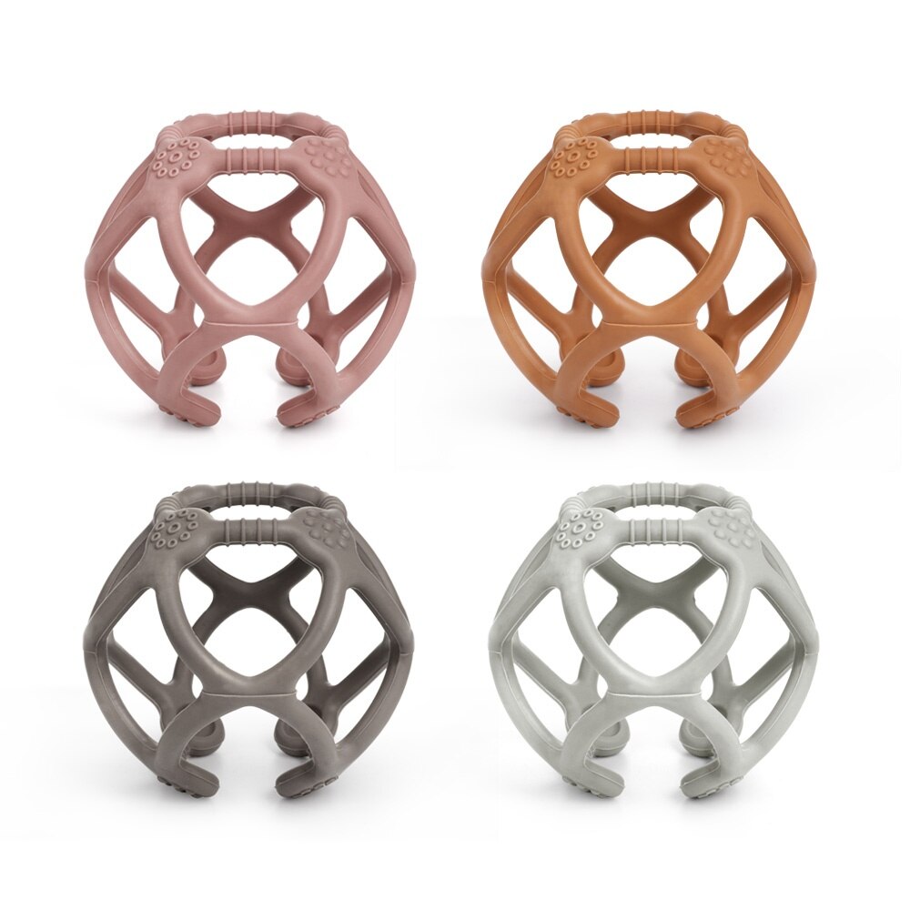 HaaKaa Silicone Baby Teether Teething Ball -  Suva Grey