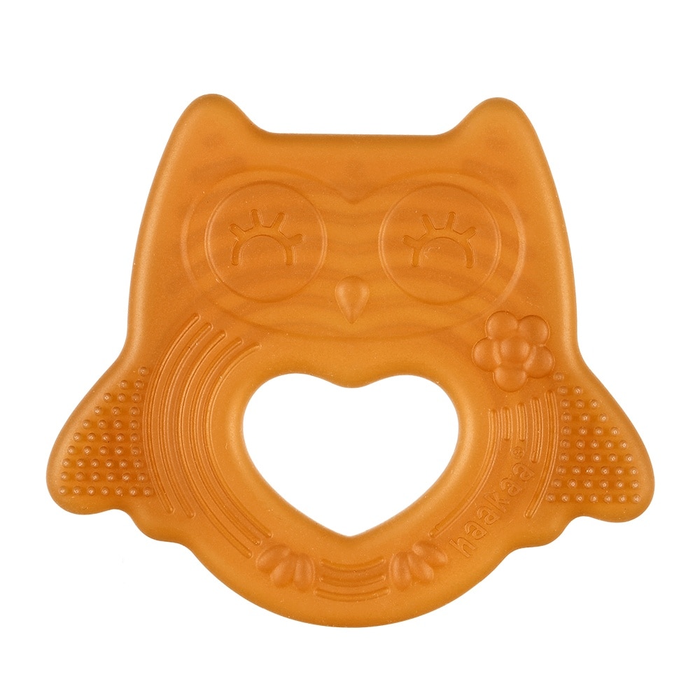 Haakaa Silicone Owl Teether - Smiling Owl 