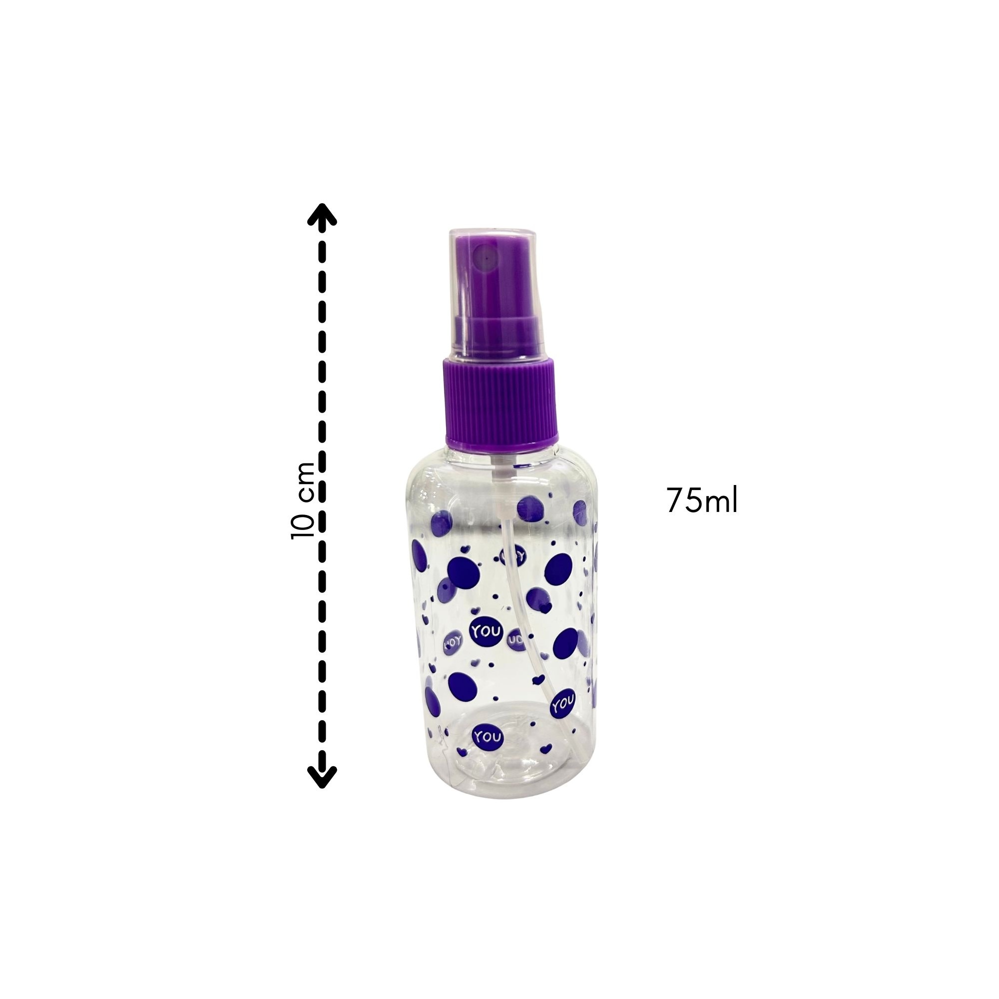TR0067 TRANSPARENT SPRAY BOTTLE 75ML 2PCS image