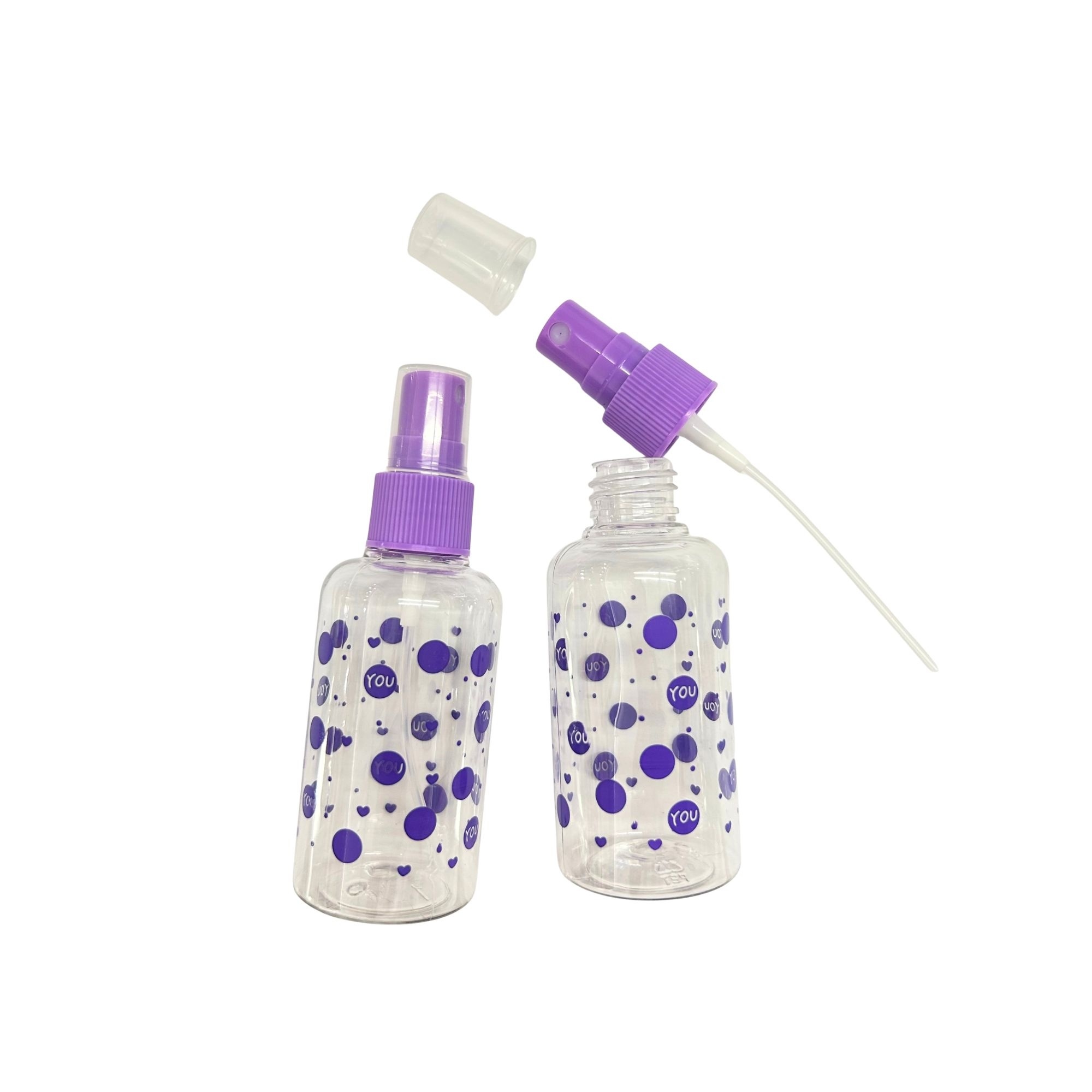 TR0067 TRANSPARENT SPRAY BOTTLE 75ML 2PCS image