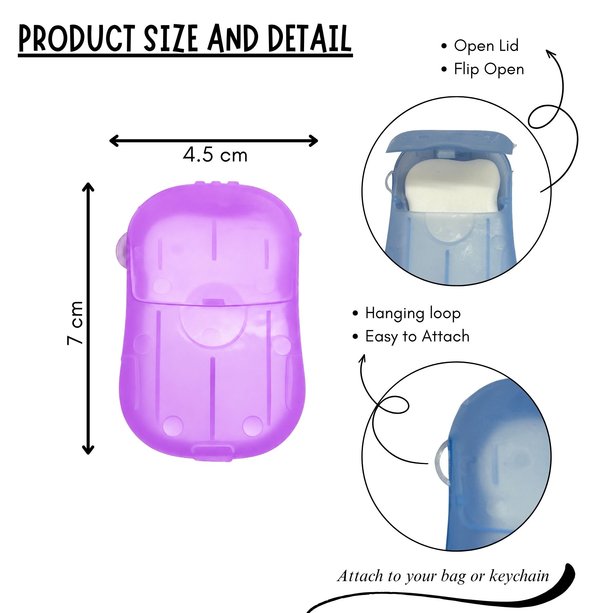 TR-0222 TRAVEL PAPER SOAP 2 PCS