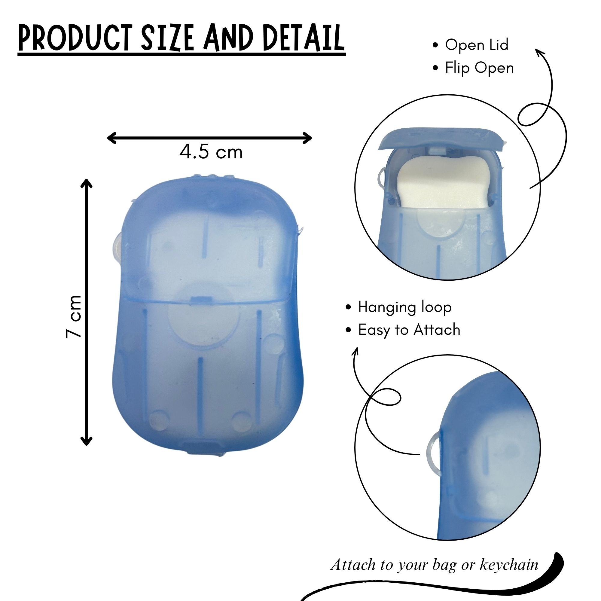 TR-0222 TRAVEL PAPER SOAP 2 PCS
