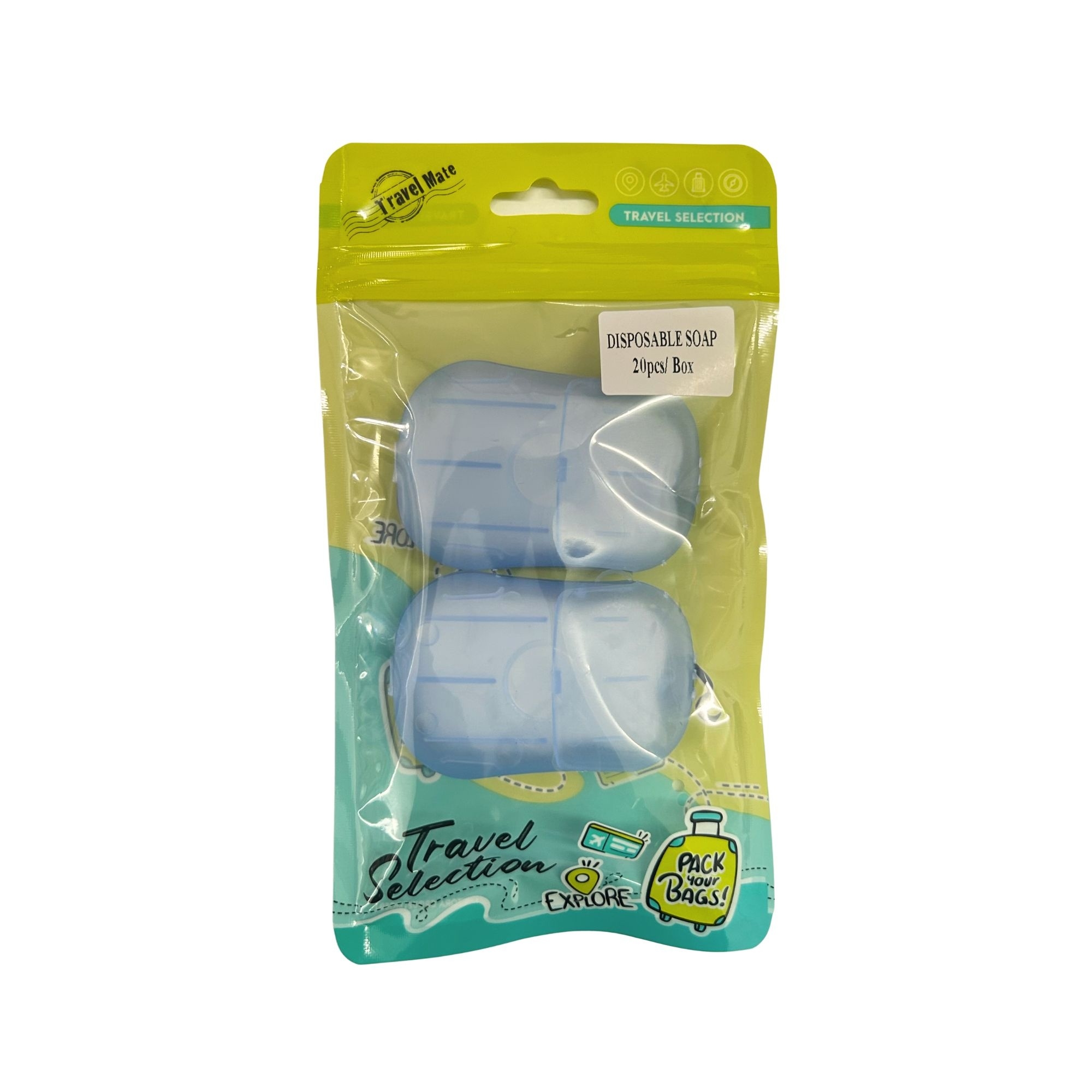 TR-0222 TRAVEL PAPER SOAP 2 PCS
