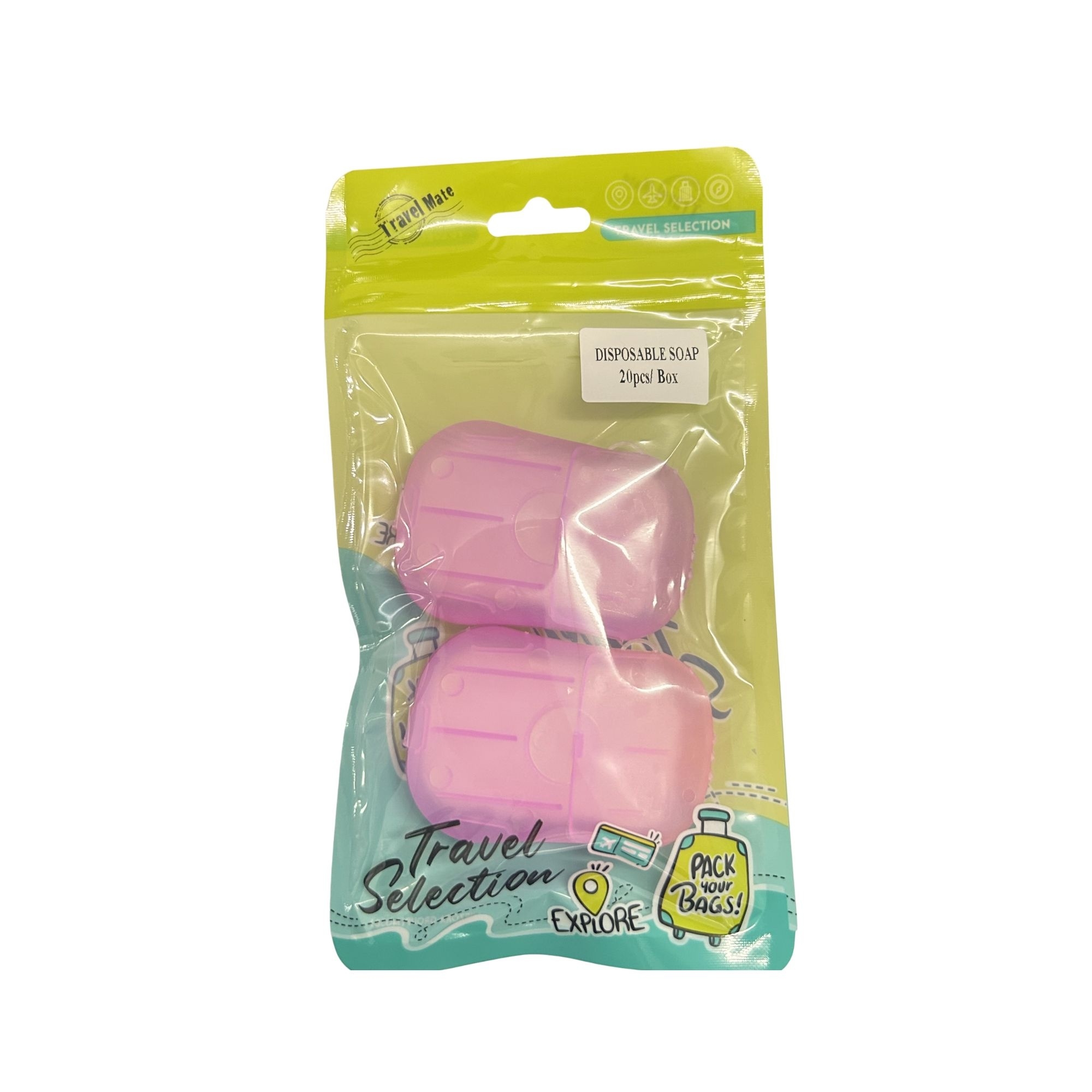 TR-0222 TRAVEL PAPER SOAP 2 PCS