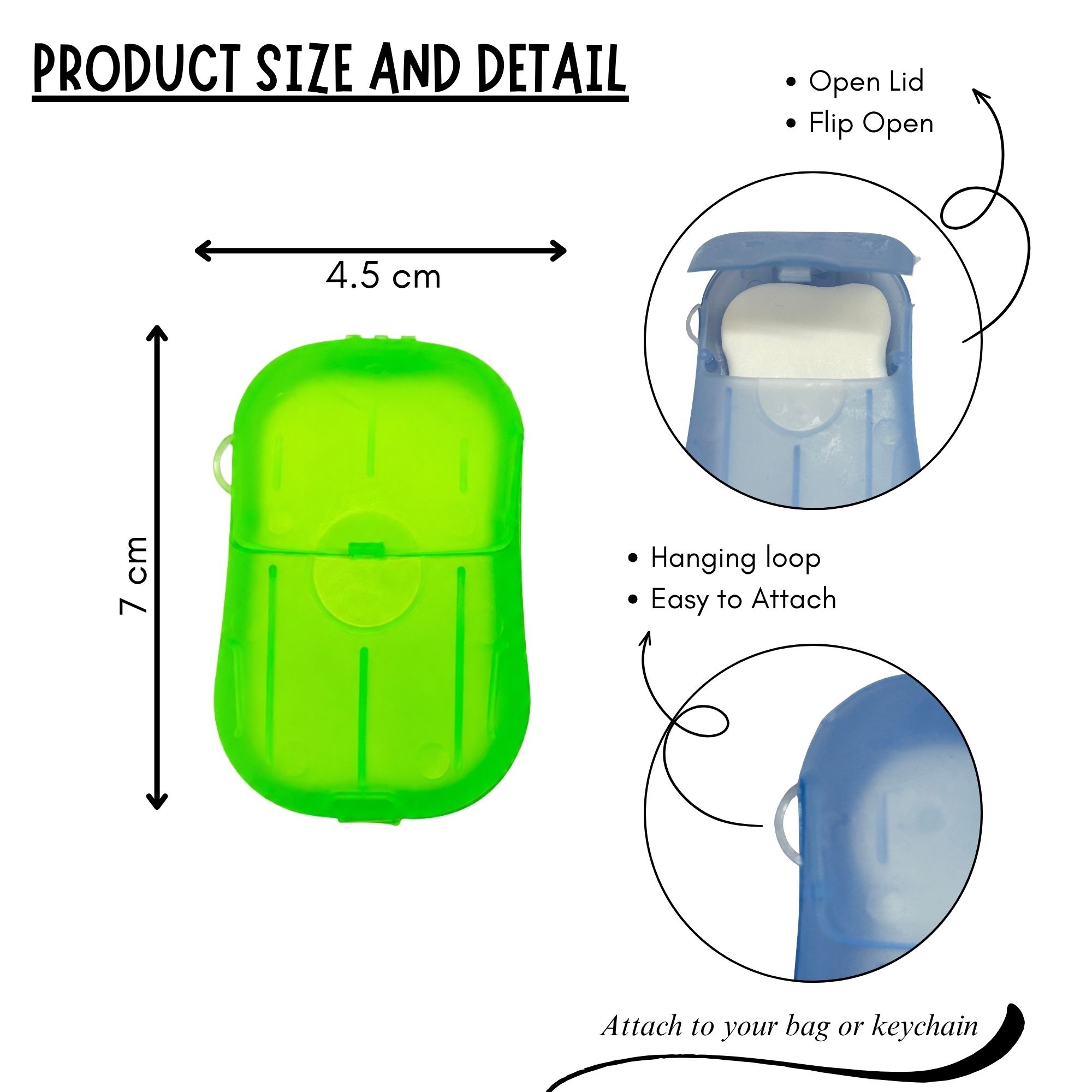 TR-0222 TRAVEL PAPER SOAP 2 PCS