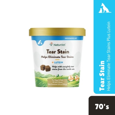 NATURVET Tear Stain Supplement Soft Chews 70s