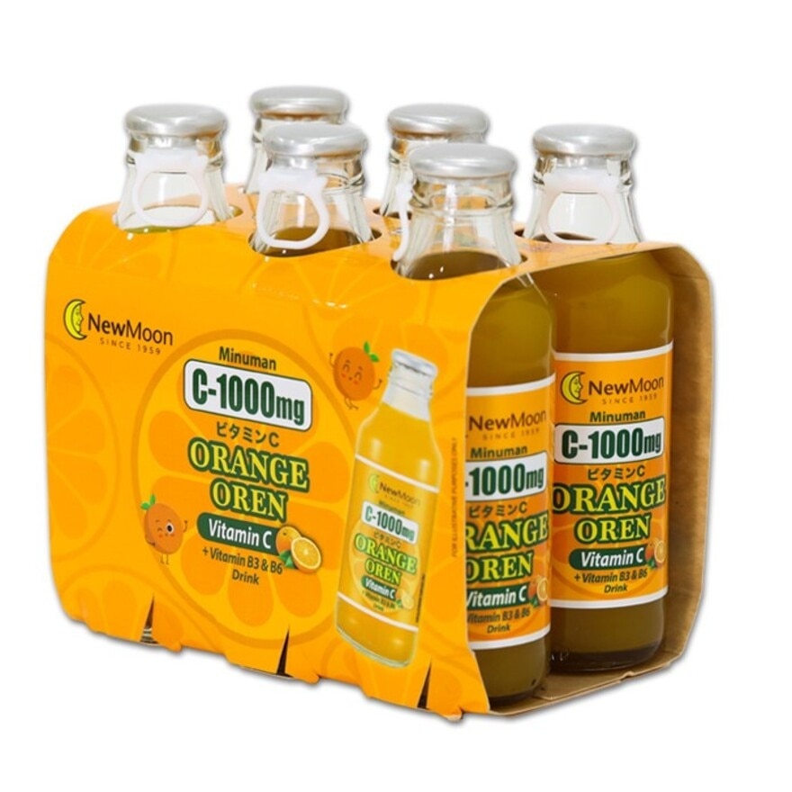 C-1000mg Vitamin C Orange Drink 150ml x 6 bottles