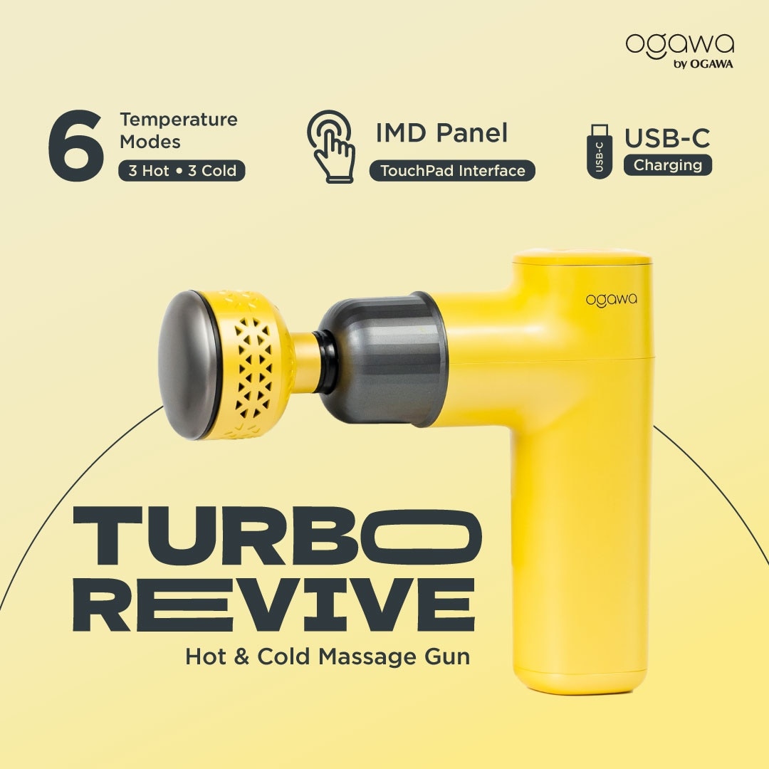 Ogawa by OGAWA TURBO REVIVE Hot & Cold Massage Gun