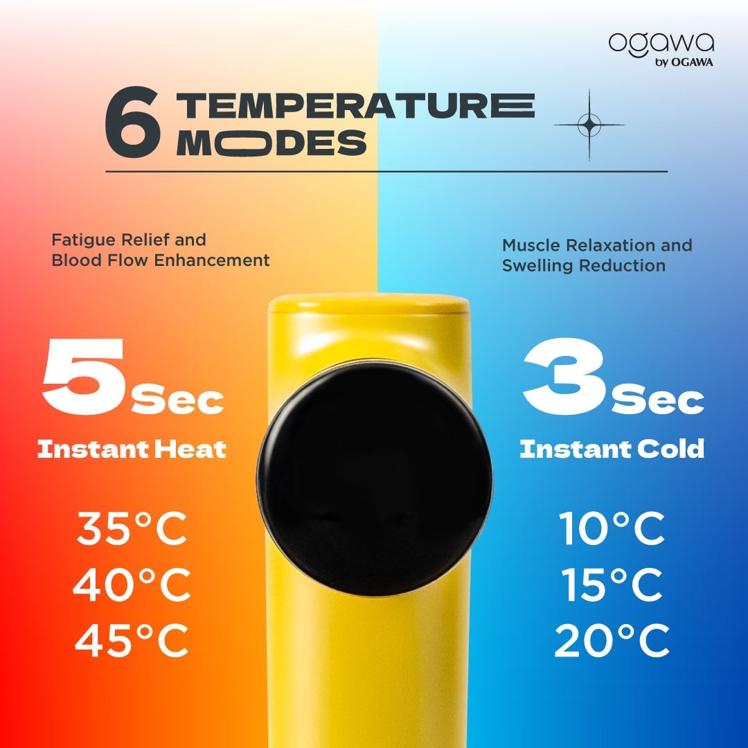 Ogawa by OGAWA TURBO REVIVE Hot & Cold Massage Gun