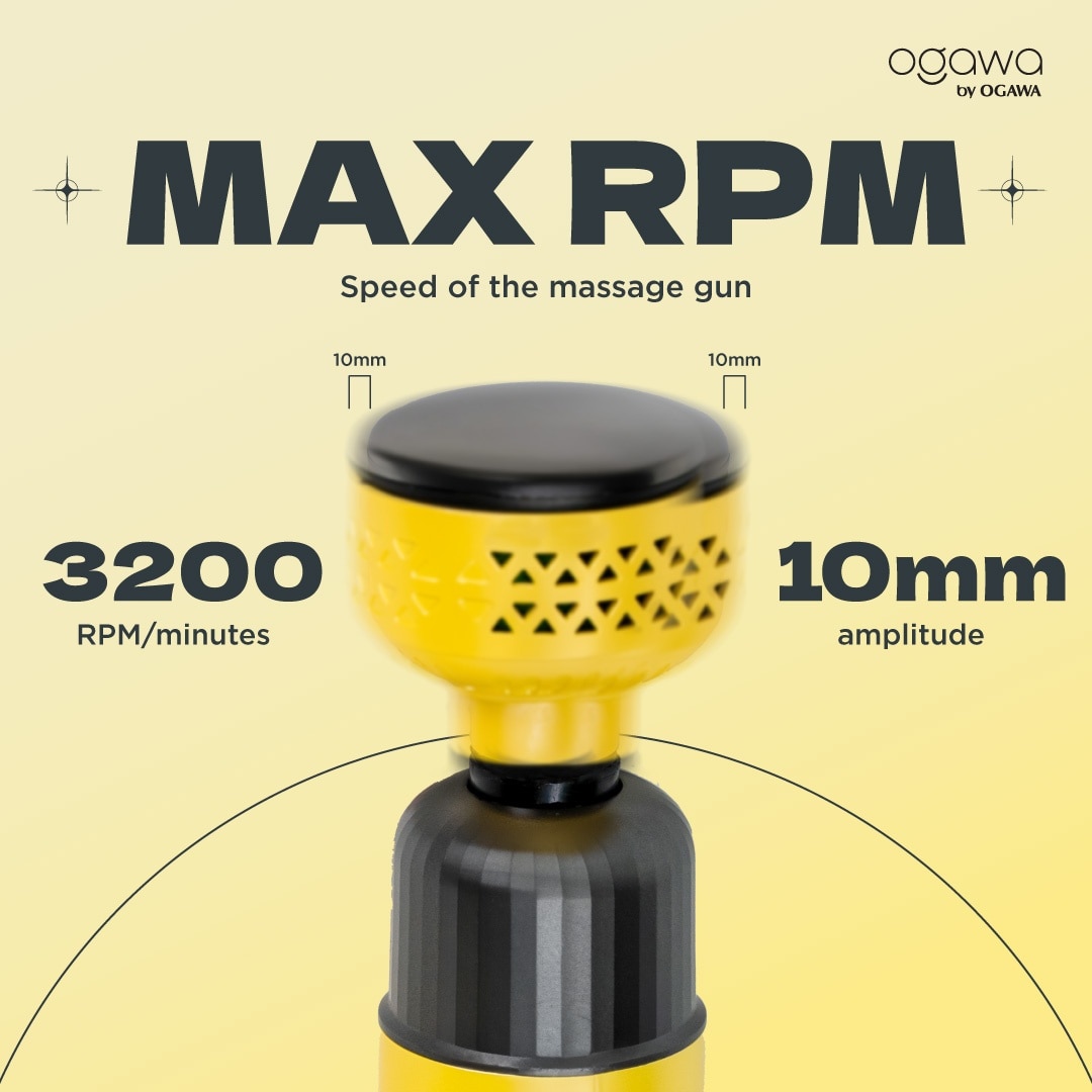 Ogawa by OGAWA TURBO REVIVE Hot & Cold Massage Gun