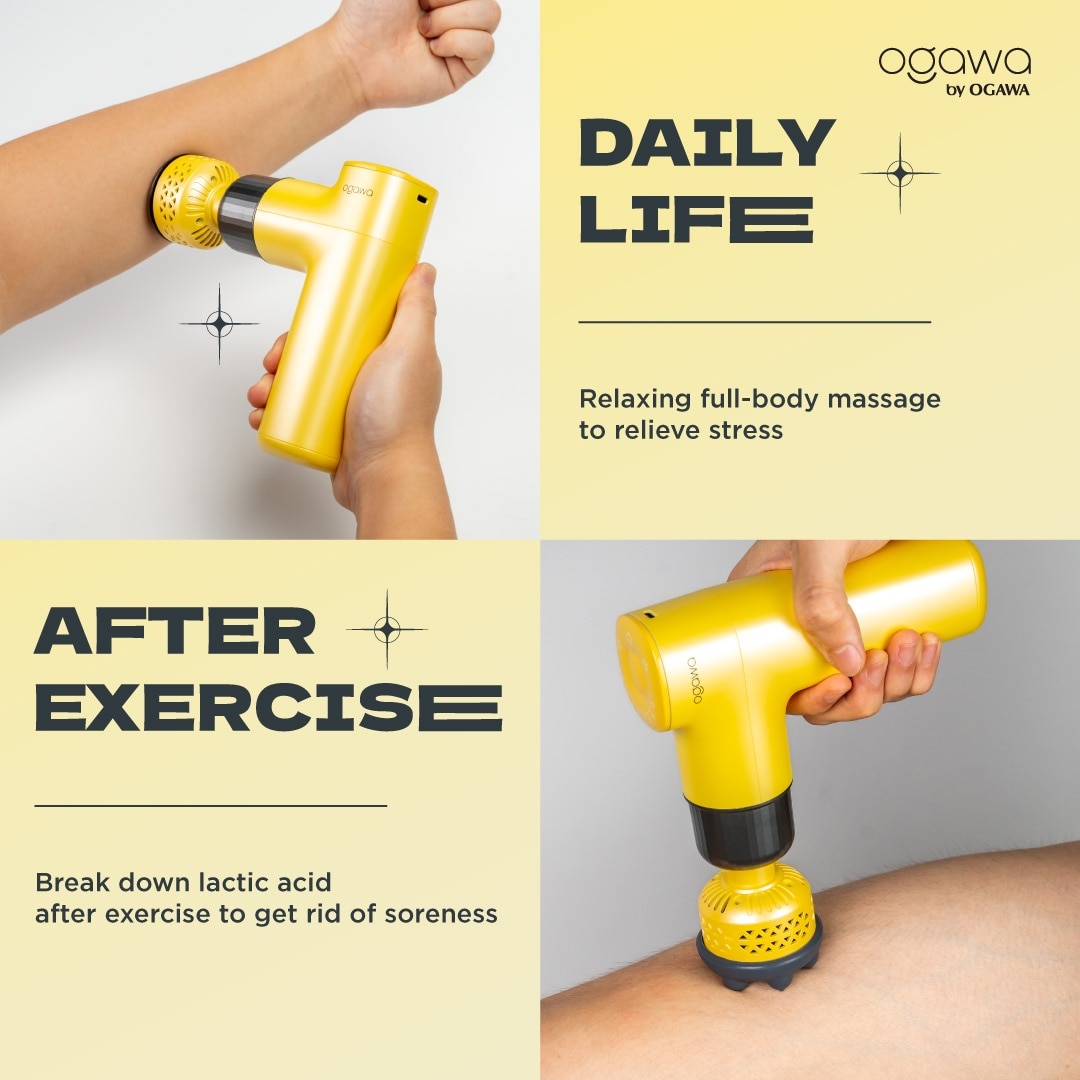 Ogawa by OGAWA TURBO REVIVE Hot & Cold Massage Gun
