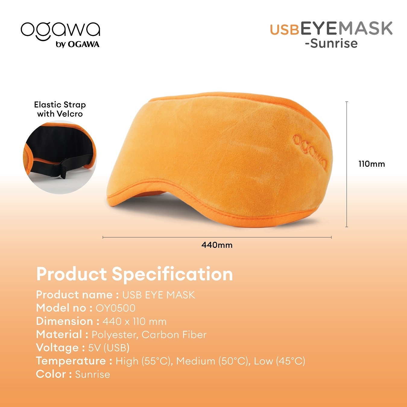 OGAWA USB Eye Mask - Sunrise