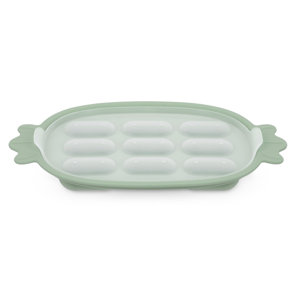 Haakaa Silicone Nibble Tray - Pea Green