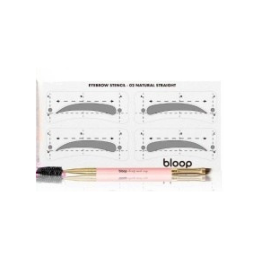 Brow Brush & Stencils 02 Straight