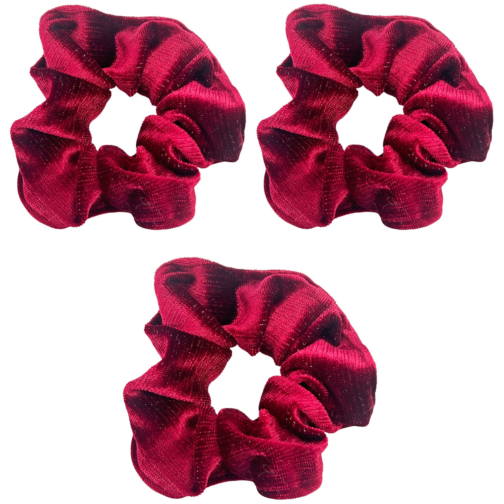 APN-0149 PONYTAIL VELVET SILVER LINING 13cm