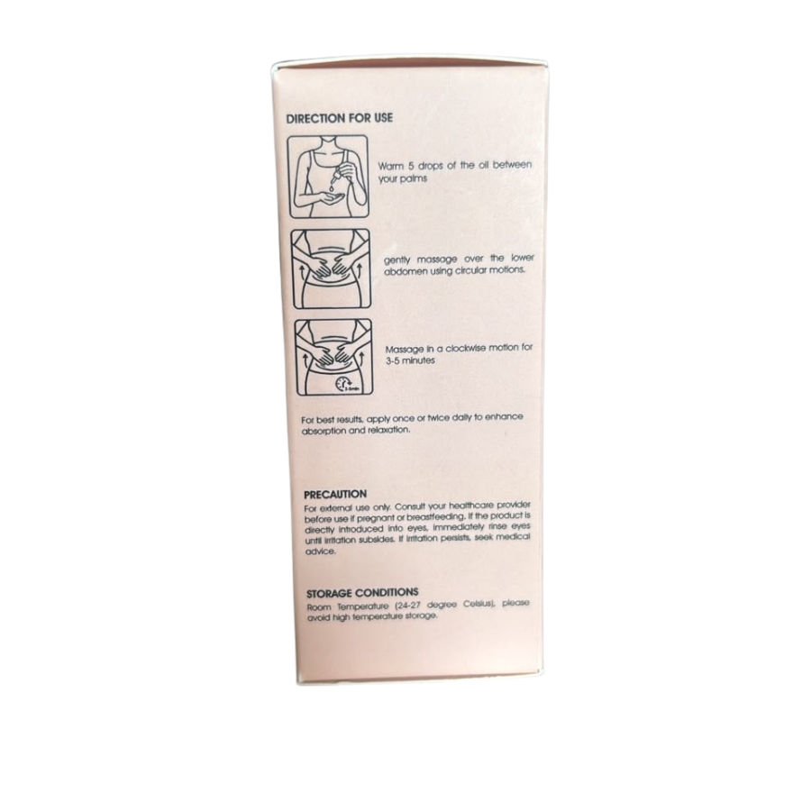 MediLeaf Warm-Care Oil 30ml Uterine Wellness & Aromatherapy Massage Oil