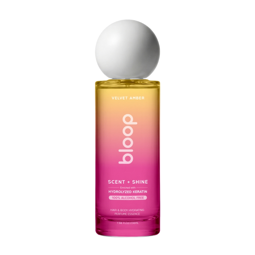 Bloop Scent & Shine Hair and Body Hydrating Perfume Essence Velvet Amber