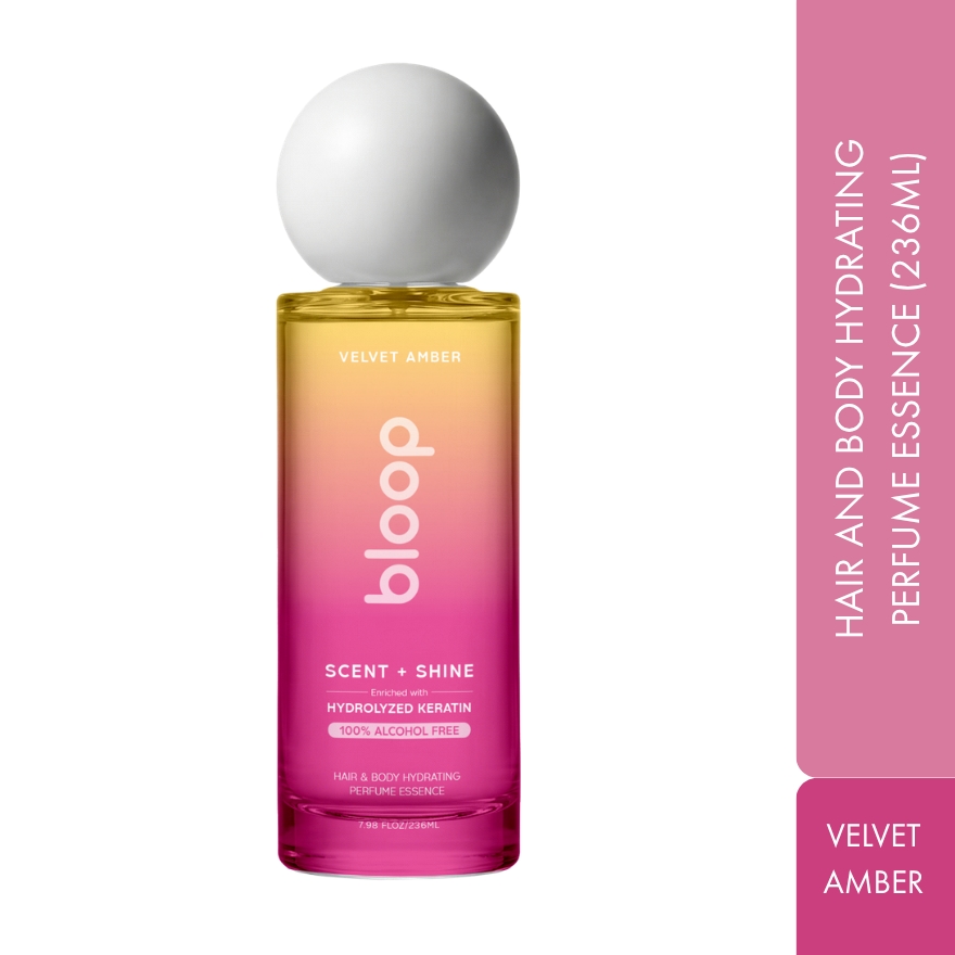 Bloop Scent & Shine Hair and Body Hydrating Perfume Essence Velvet Amber