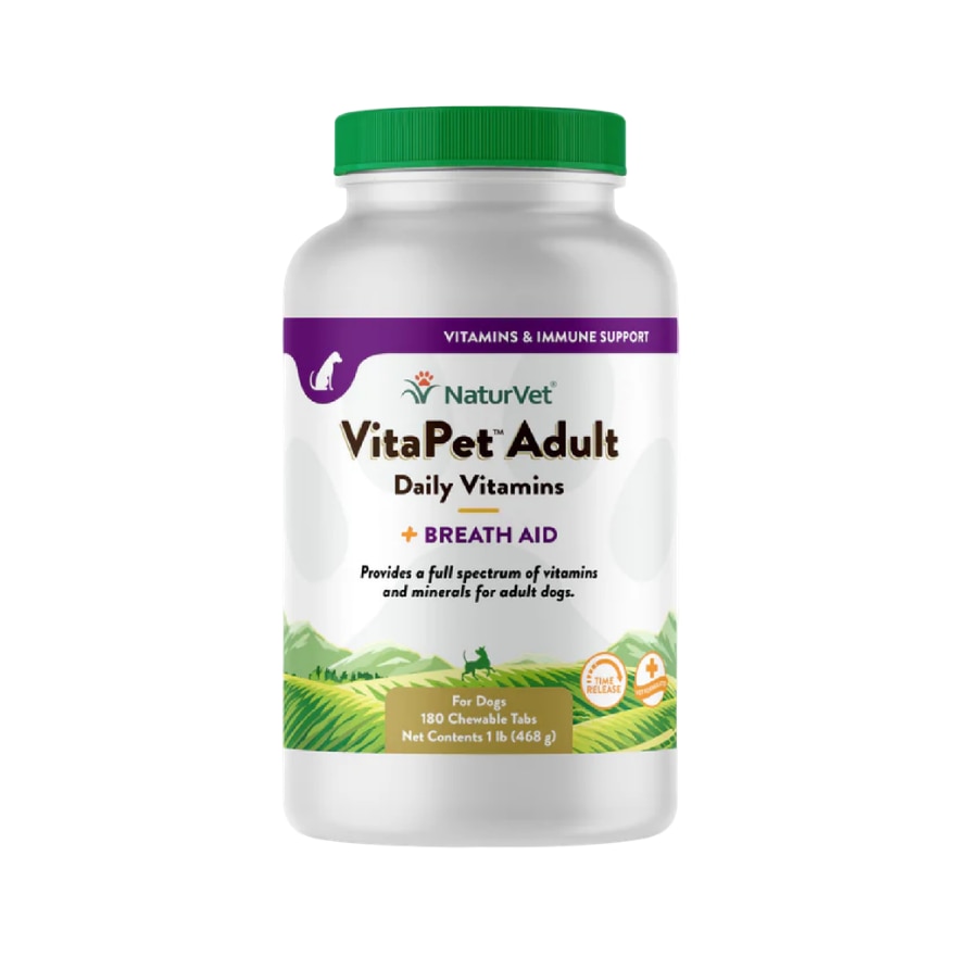 Vitapet Adult Daily Vitamins With Glucosamine Chewable Tablets 180s